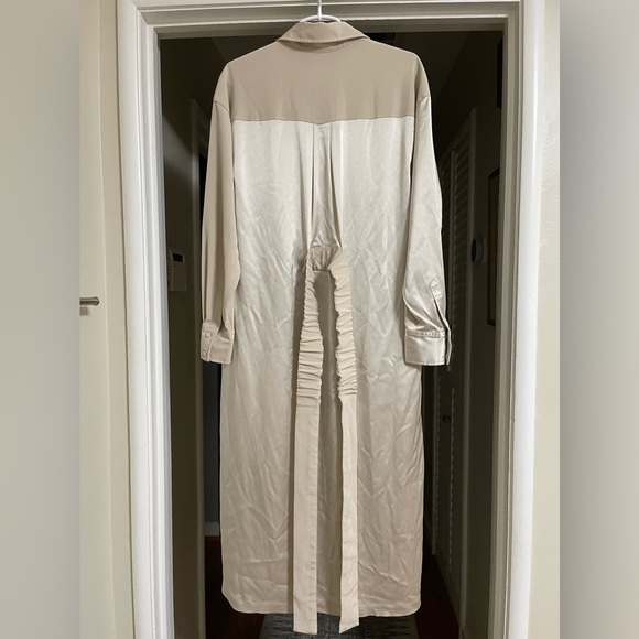 CO Satin Shirt Dress - Picture 5 of 14